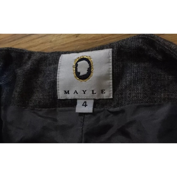 Mayle cashmere plaid shorts anthropologie free 4 - Picture 5 of 5